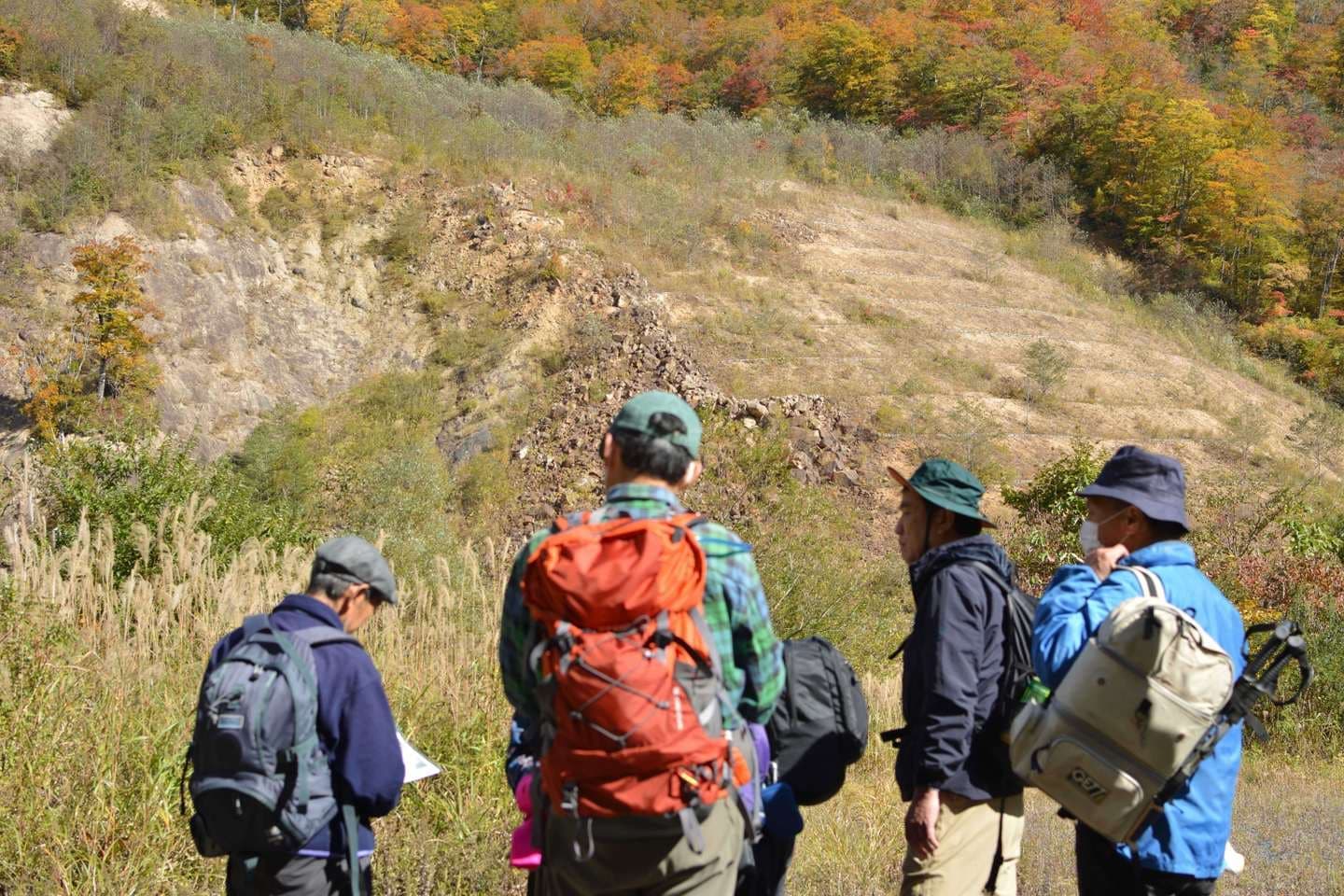 地震災害から復活した白糸の滝への道